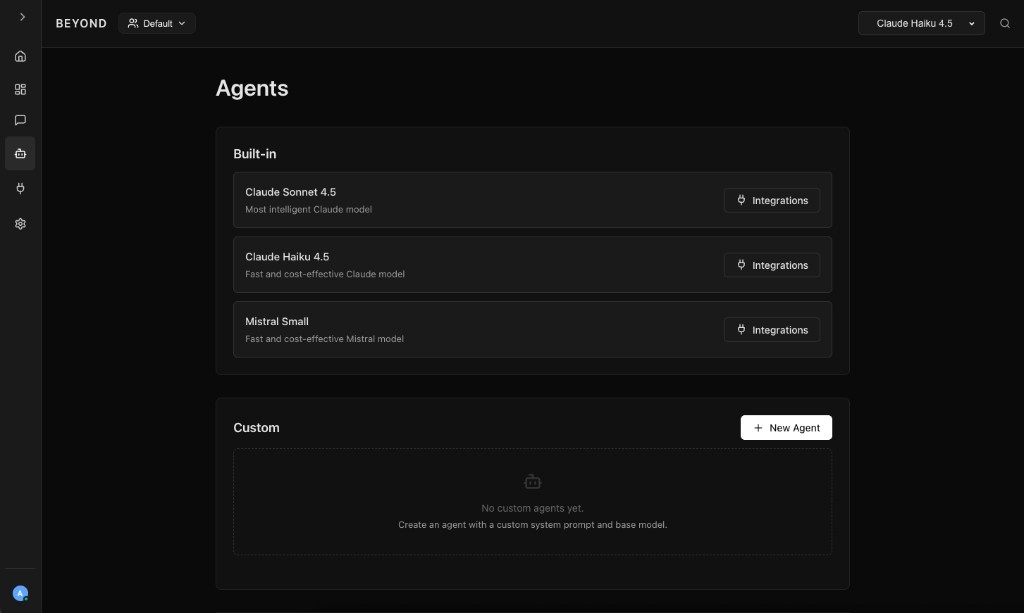Manage AI agents